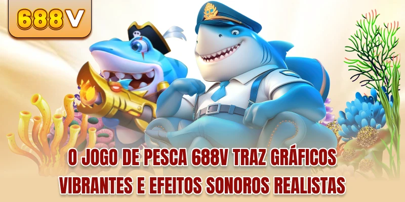 O Jogo de Pesca 688v traz gráficos vibrantes e efeitos sonoros realistas